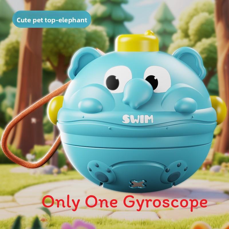 Cartoon Hamster Elephant Rabbit Gyroscope With Press And Collision Features For Parent Child Interactive Play