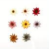 25pcs Pointy Sunflower Autumn Color Artificial Flower Head DIY Headdress Accessories Home Decoration Wedding Layout