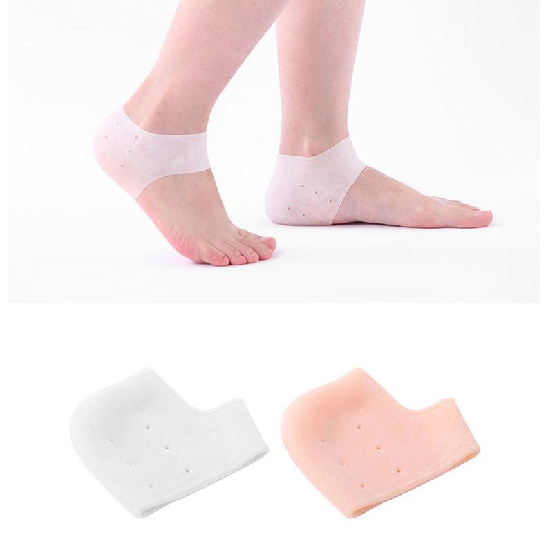 1 Pair Silicone Heel Protector Toe Socks Heel Crack Heel Chapped Sets Men and Women