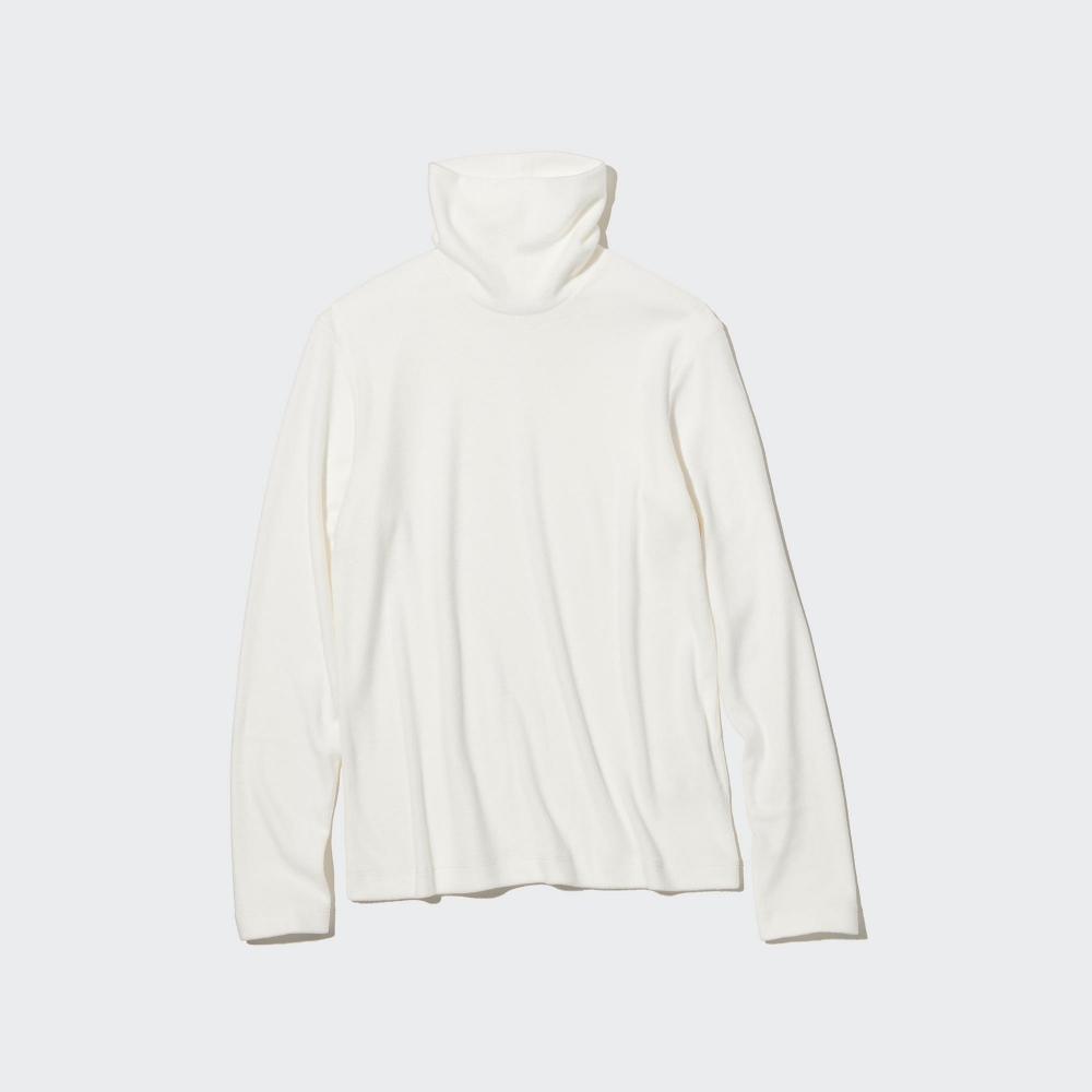 Uniqlo Футболка-водолазка с длинным рукавом из флиса Japan HeaTTech 