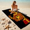 Beach Towel with Hulk Hogan1 Pattern - soft,absorbent,machine washable Lightweight&Modern,swimming,Travel Essentials