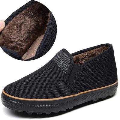 Зимние хлопковые туфли на одной педали, теплые и бархатные, высокие, ленивые туфли, туфли-пазлы, мужские и женские, холодостойкие, теплые туфли, холодостойкие туфли