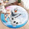 Мультяшные круглые ковры «Холодное сердце» для гостиной, мягкий фланелевый ковер для пола, ковер для спальни, коврик для детей, кухонный коврик