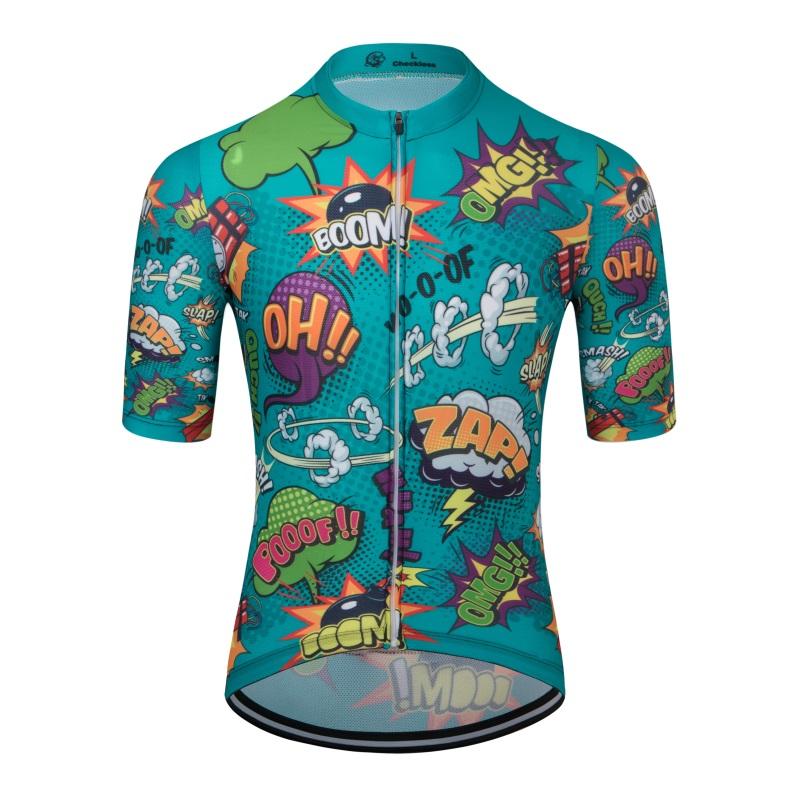 Новинка 2023 года, велосипедный костюм с короткими рукавами, высокая эластичность, быстросохнущий дорожный велосипед, мужской летний дышащий топ