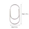 10pcs Durable Large Wide Paper Clips 50mm Kawaii Photo Paper Clip Large Size Paper Clips  Student