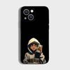 Cartoon The B-Boondocks Phone Case For iPhone 16,15,14,13,12,11 Plus,Pro Max,XS,X,XR,SE,Mini,8,7,Soft Silicone Black Cover