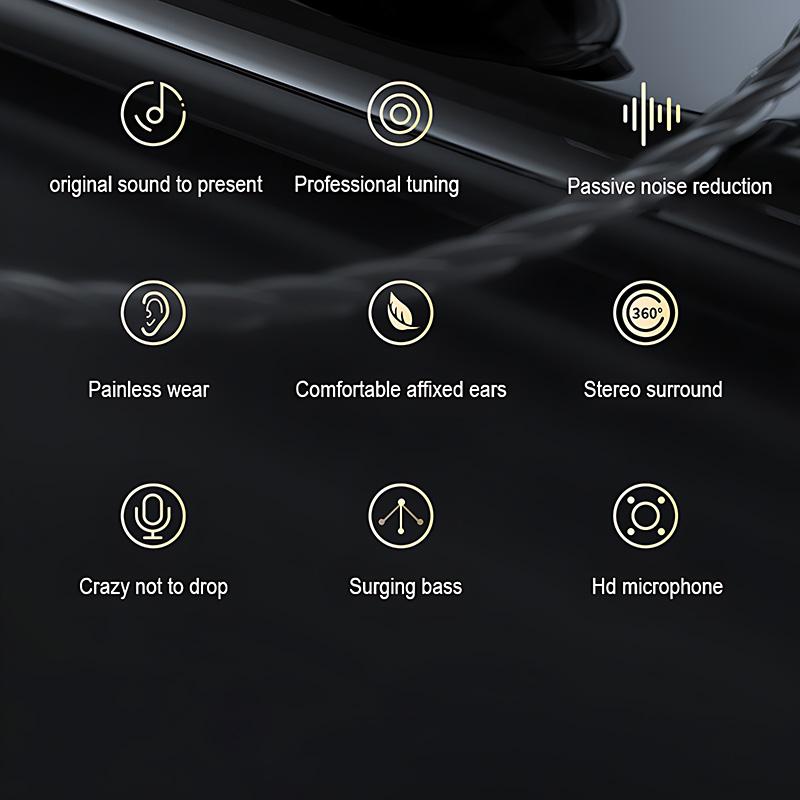 HIFI Heavy Bass Wired Earphone 3.5mm AUX In Ear Gaming Headset Dynamic Music Headphones Stereo Noise Cancelling Earbuds With Mic