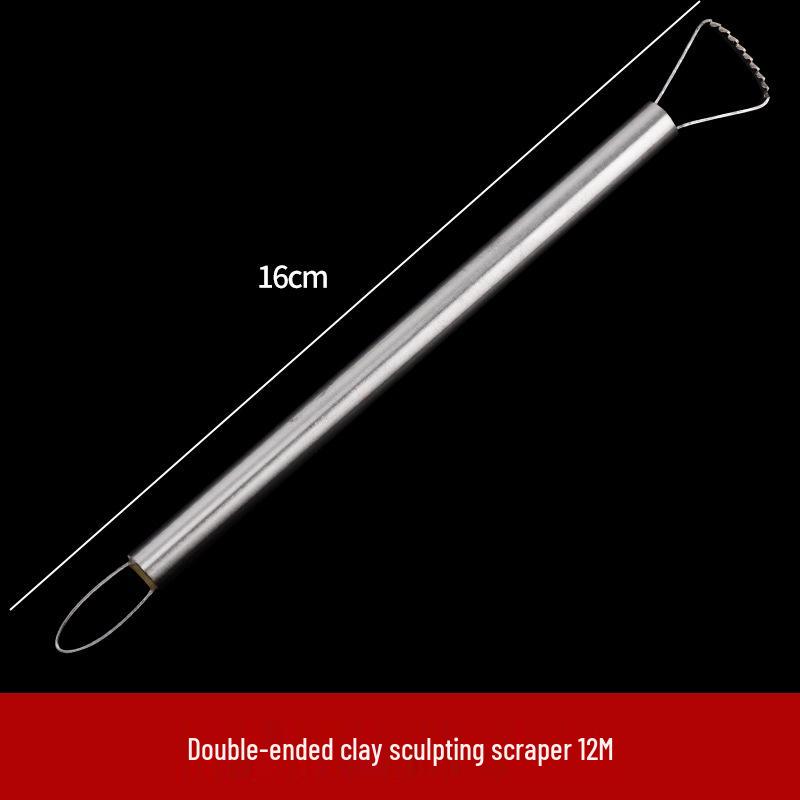 Набор из 12 инструментов для лепки и обрезки из нержавеющей стали