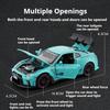 1:32 Металлические литые модели автомобилей GTR MC20 Игрушки Открывающиеся двери Миниатюрные транспортные средства со светом и звуком Спортивный автомобиль для коллекционирования