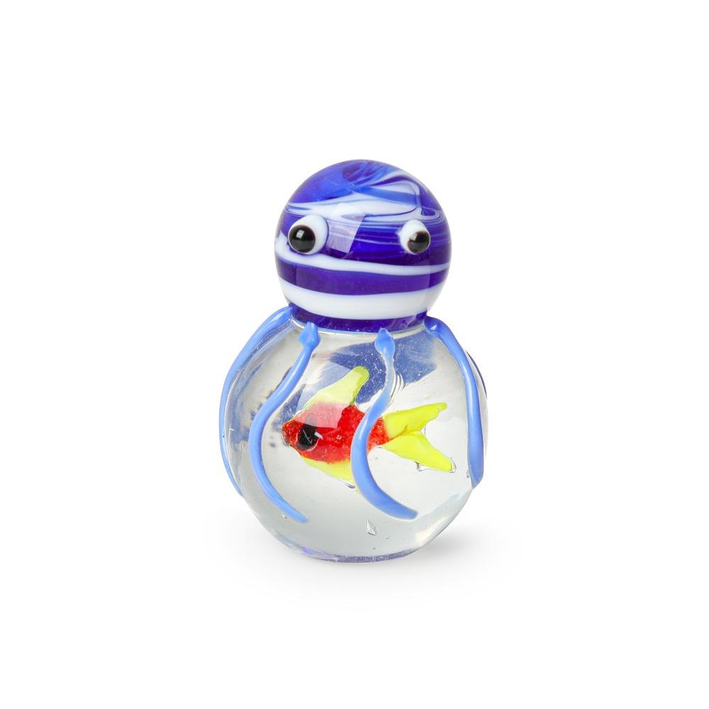 Home Decor Mini Pocket Fish Ornaments Tabletop Ornament Living Room Black Cat Ornaments Office Desktop Glass Fish Delicate