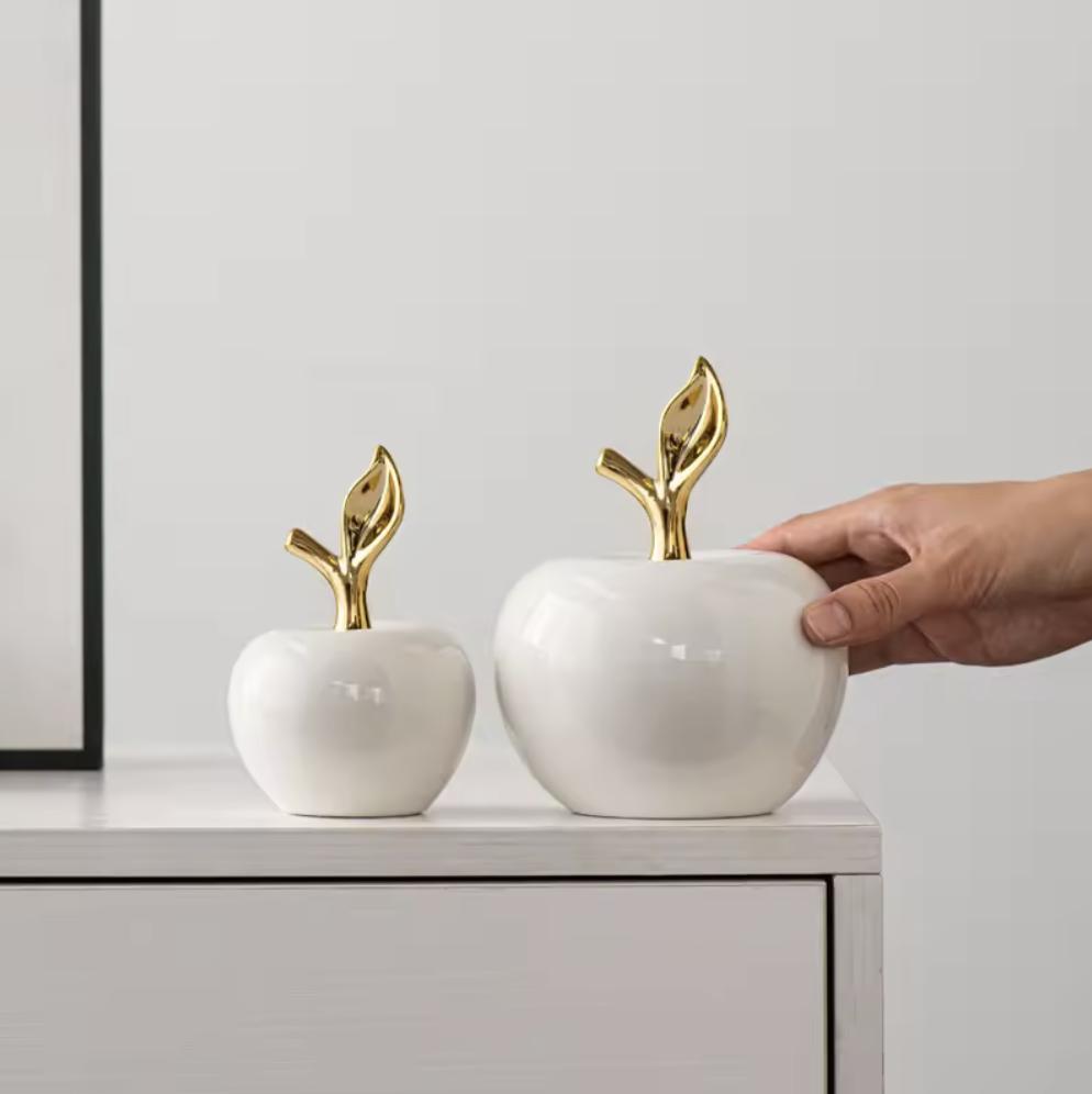 Luxury Ceramic Ornament for Home Decoration, Modern Table Decor Sculptures, Decorative Ornaments for Home and Office