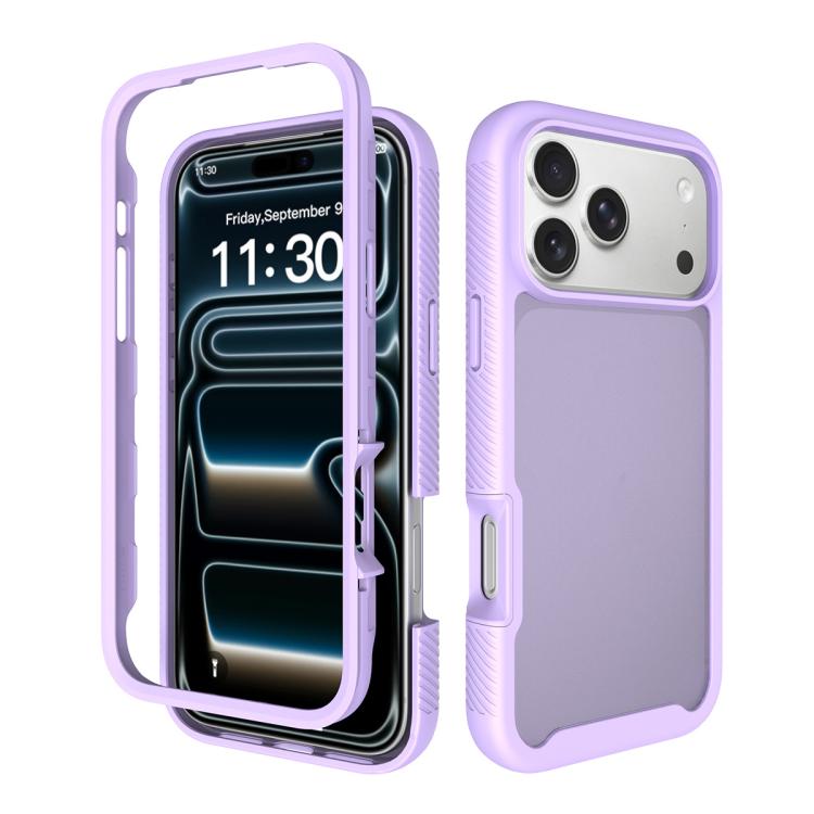 Starry Sky Matte Two-Tone Shockproof TPU Hybrid PC Phone Case For iPhone 17 Pro Max