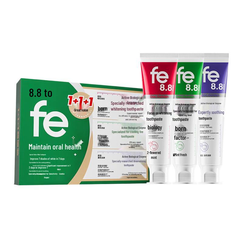 FE Bio-Enzyme Whitening and Soothing Toothpaste Set