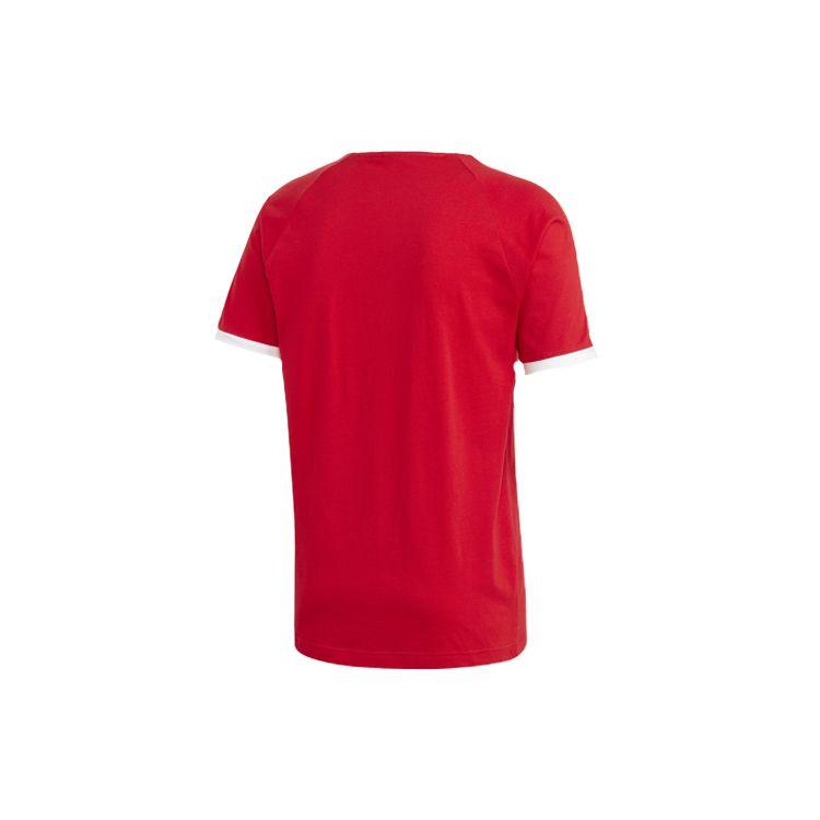 Adidas Originals Trefoil Crew Neck Short Sleeve T-Shirt 1987 Vintage Cotton Tee Men Tops Red GD9934