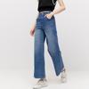 Ladies' Pure Cotton High-Waisted Thin Jeans