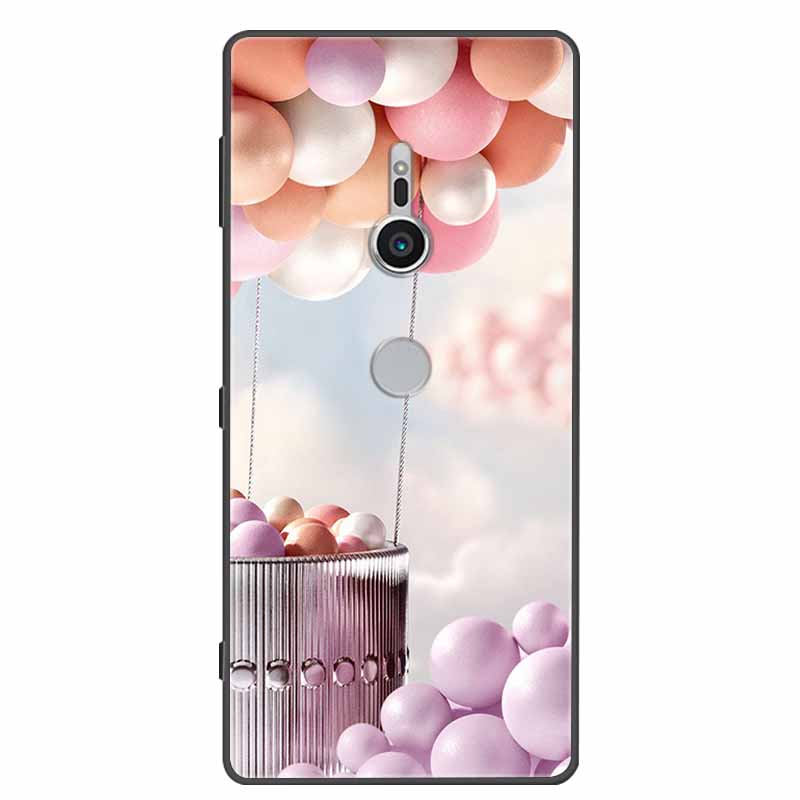 Чехол для Sony Xperia XZ1 XZ2 XZ3 Чехол Силиконовый Расписной Мягкий Задние Крышки Телефона для Sony XZ2 Compact Премиум Защитный Funda Capa