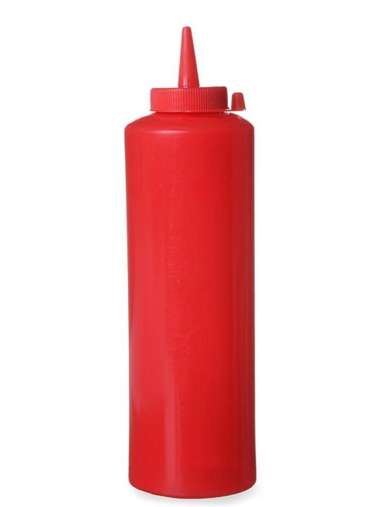 Dispenser Container for Cold Sauces 07L Red Hendi Kitchen Accessories