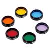 1.25inches Telescope Moon Filter, CPL Filter, 6Color Filters Eyepieces Filters for Telescope Photography