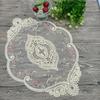 Ретро обеденный стол вышивка рукоделие подставка для столовых приборов европейский стиль кружевная ткань изоляционная тарелка чашка ваза коврик антиожоговый декор рабочего стола