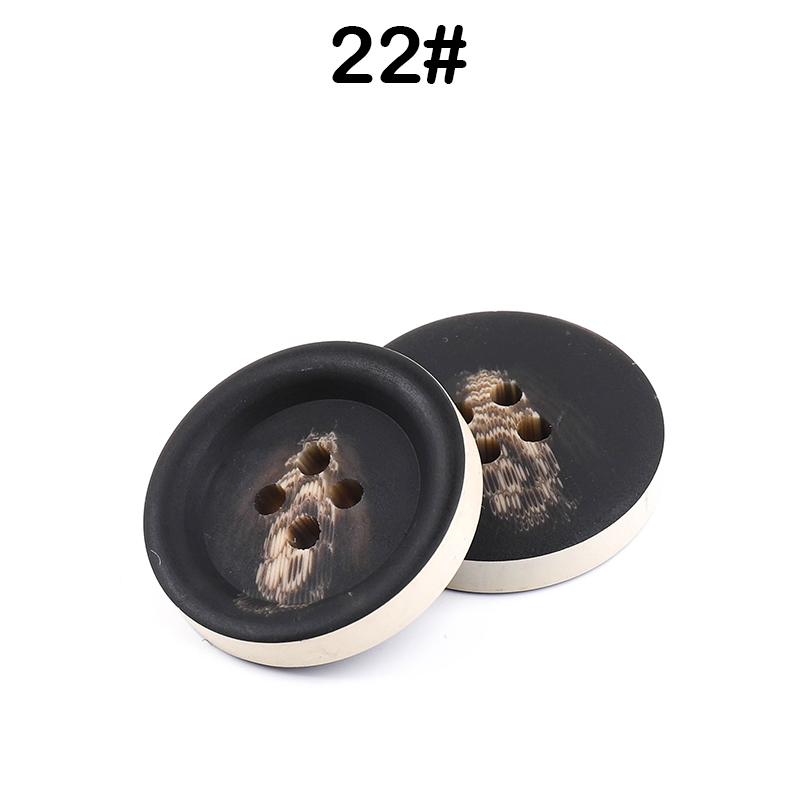 New 10Pcs Resin 4 Holes Buttons Sewing Accessories Size Complete For Clothing Decorative Plastic Buttons Handmade Diy