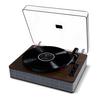ION Audio Record Player Speaker Bluetooth Auto Stop USB Headphone Terminal ION Luxe LP Brown Built-in