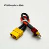 XT60 Cable Connectors Male/Female to Female/Male Cable Plugs  For RC Lipo Battery Quadcopter