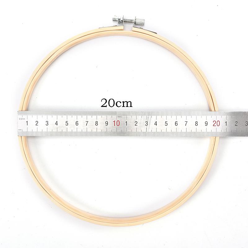 Wooden Cross Stitch Machine Bamboo Hoop Ring Embroidery Sewing