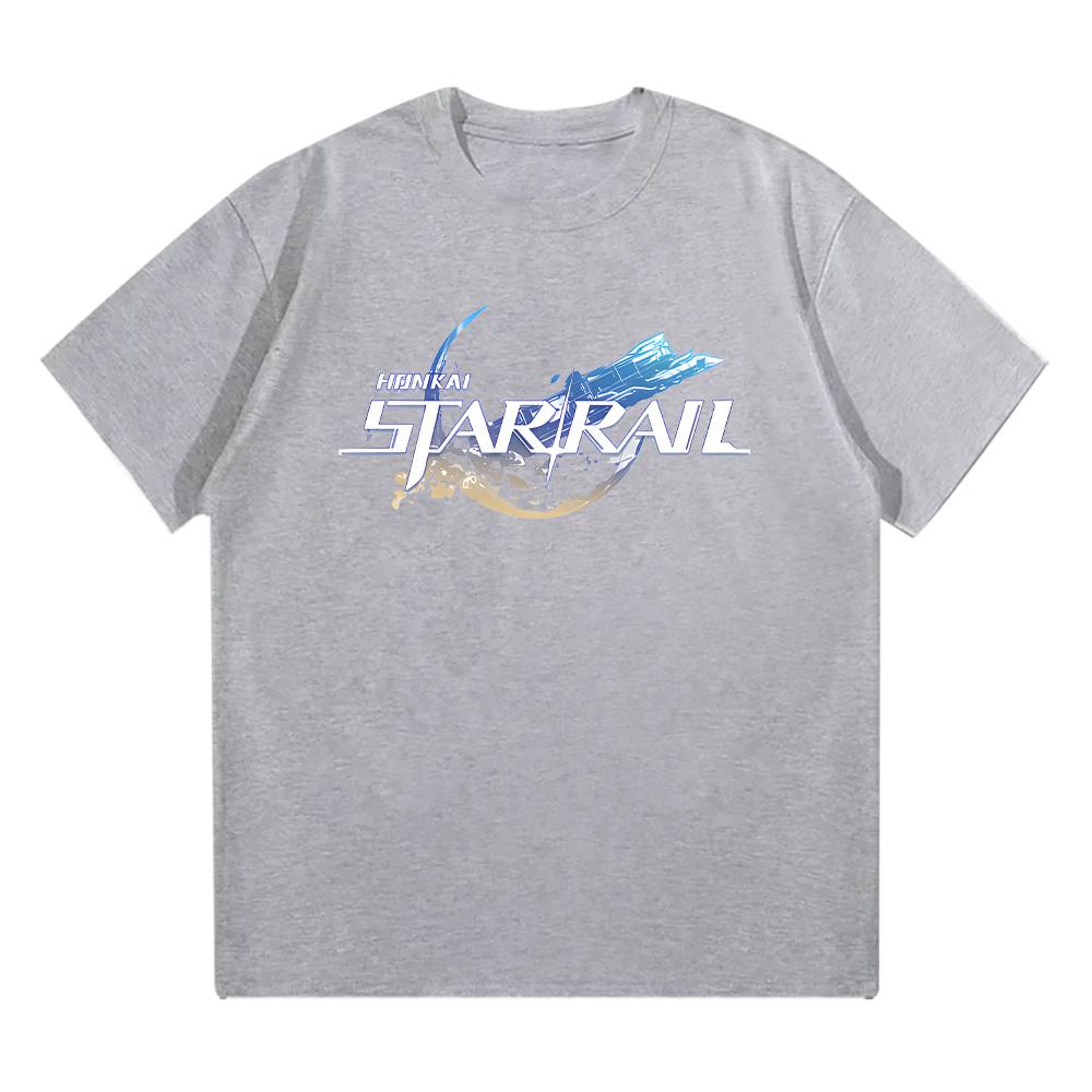 Honkai Star Rail Hot Game Print T-shirt Fashion Anime Cotton Tees Men Women Short Sleeve Tshirt Harajuku Y2k Comfortable Clothes