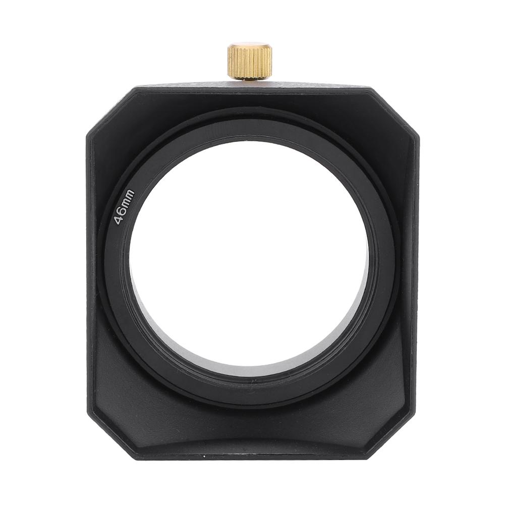 46mm Square Lens Hood Shade for DV Camcorder Digital Video Camera Lens Filter or Barrel Thread