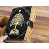 Leather Journal Tree of Life - Vintage Leather Notebooks For Women - Beautiful Journal For Sketches Book Traveling Book Blank
