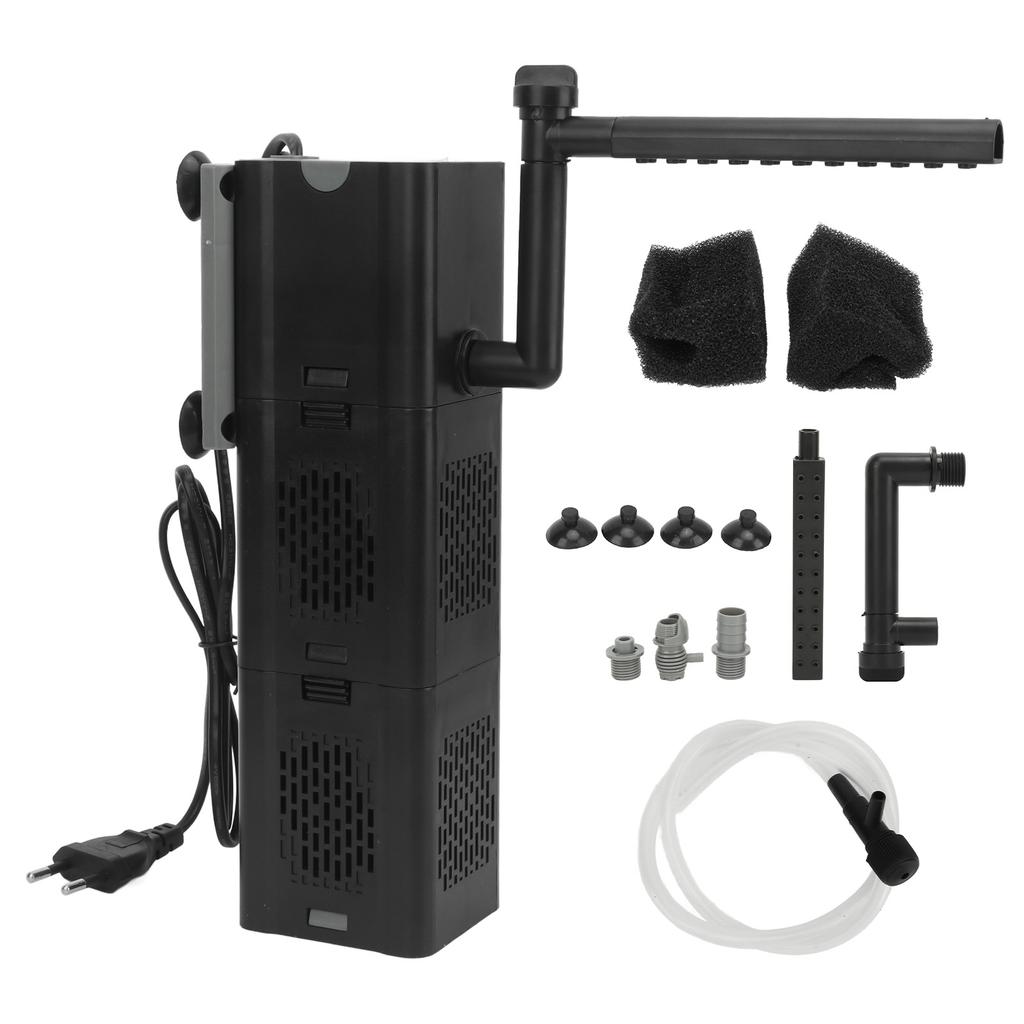 Аквариумный фильтр-насос 25 Вт Погружной мощный фильтр Насос-волногенератор с аэрацией Дождевое циркулирование