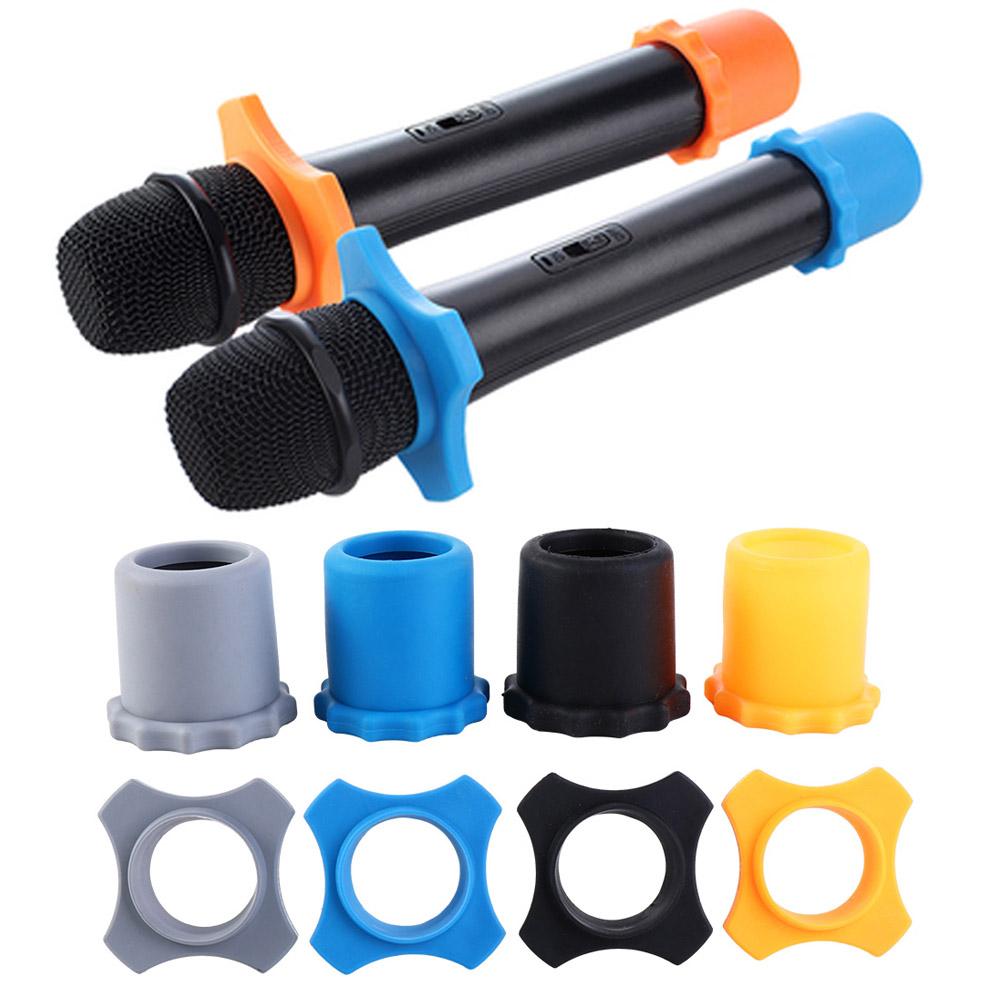 Shakeproof Bottom Rod Sleeve Mic Protection Ring Microphone Silicone Ring Microphone Holder