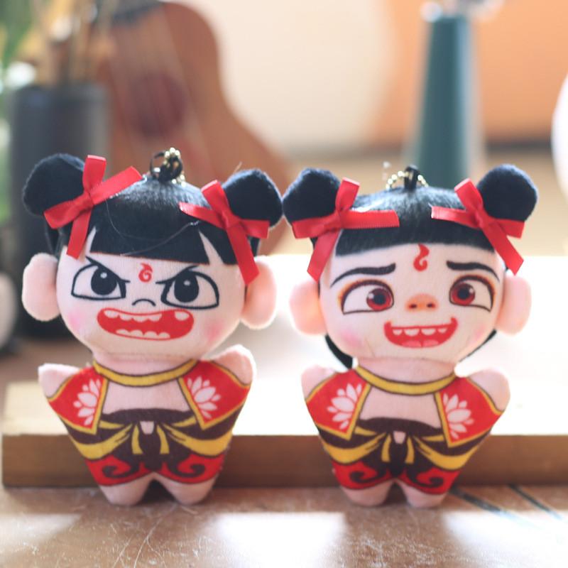 Животное Мягкая игрушка Плюшевая игрушка Супермягкий Короткий вельвет Брелок Аксессуар для рюкзака 13см Кукла