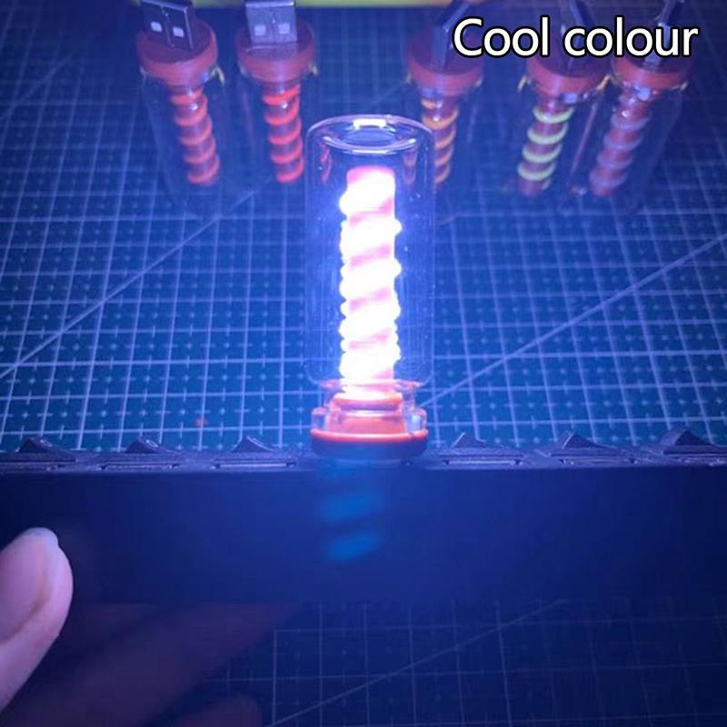 1 шт., ручная работа, сделай сам, кемпинговый светильник, светодиодная гибкая ретро-лампа USB для ежедневного освещения, лампа с пузырьковой атмосферой