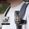 Зажим для ремня рюкзака Flymile для Insta360 X6/DJI Action/Gopro, Магнитный зажим для камеры, Держатель с шаровой головкой 360°, Аксессуары