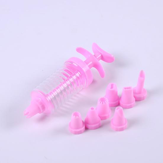 8Pcs Plastic Icing Piping Pastry Tool with 8 Nozzles Cake DIY Decorating Tips