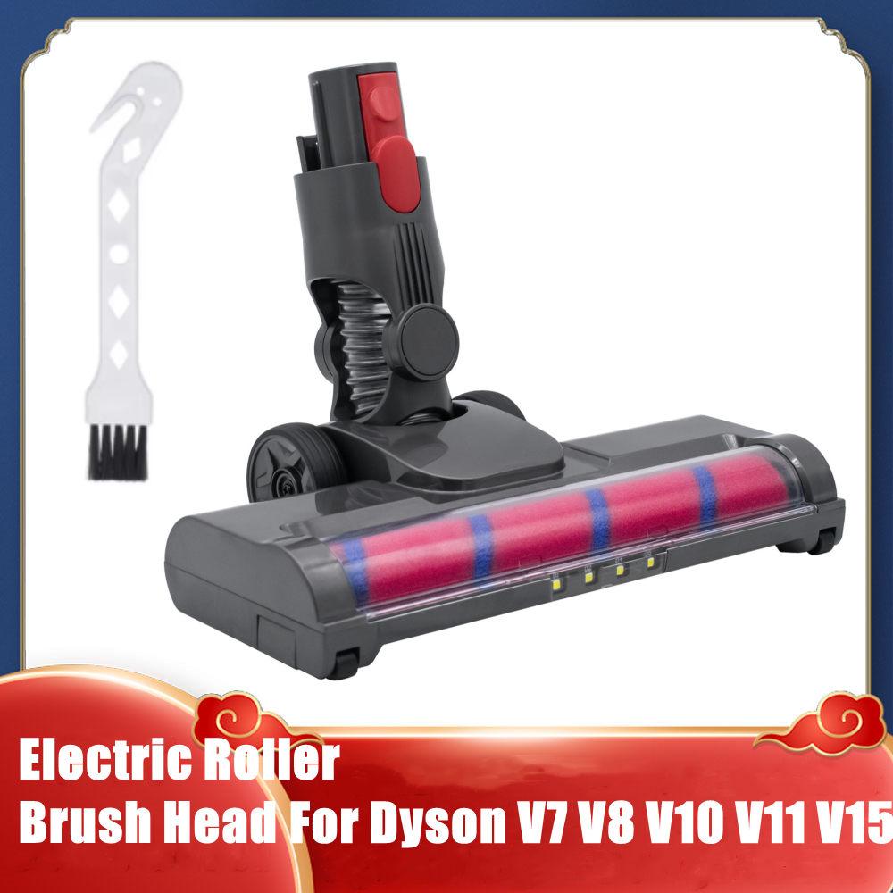 Electric Roller Brush Head Compatible with Dyson V7 V8 V10 V11 V15 Quick Release with Bristle Roller for Carpet & Hardwood