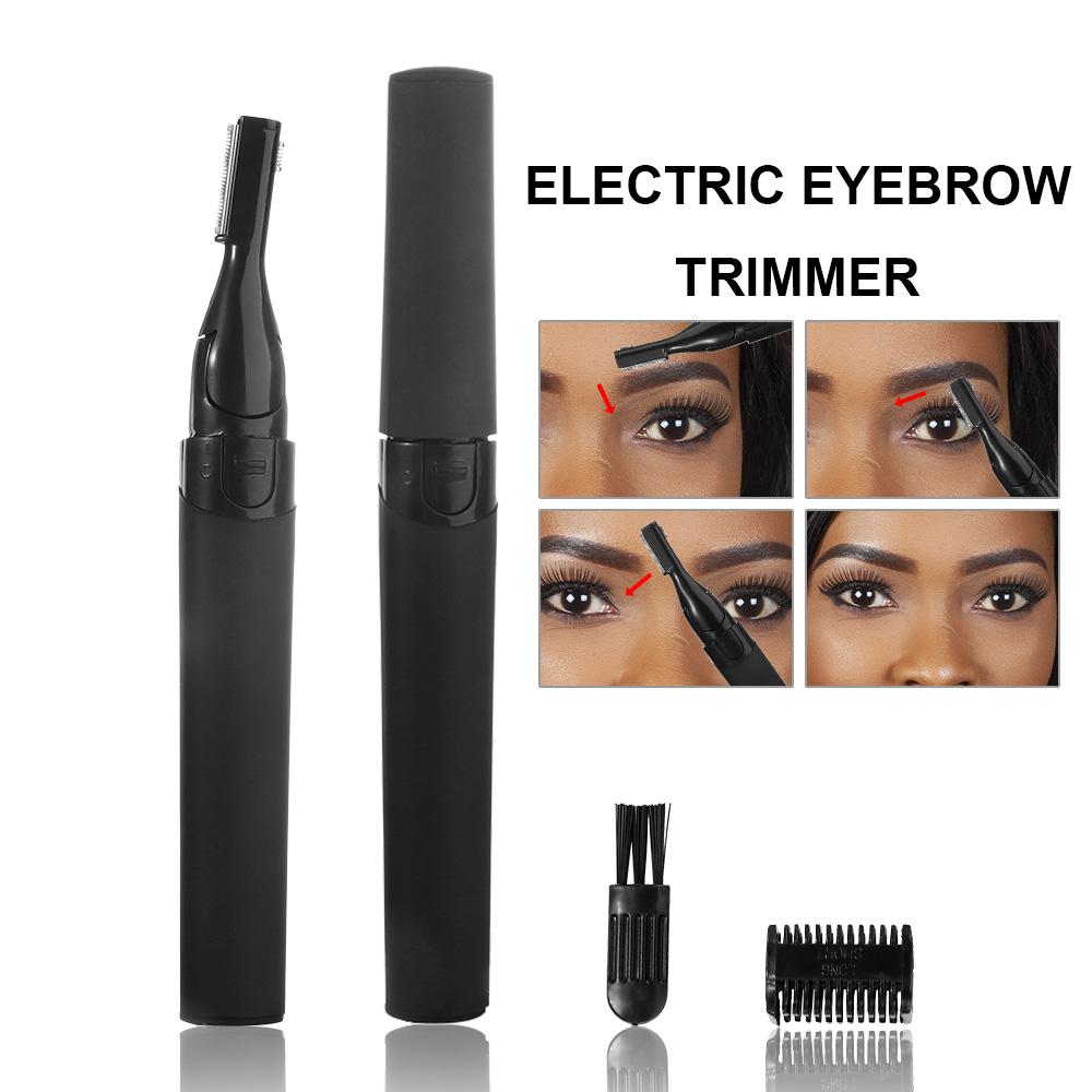 Men Hair Shaver Eyebrow Comb Set Mini Epilator Facial Razor Hair Remover Electric Eyebrow Trimmer