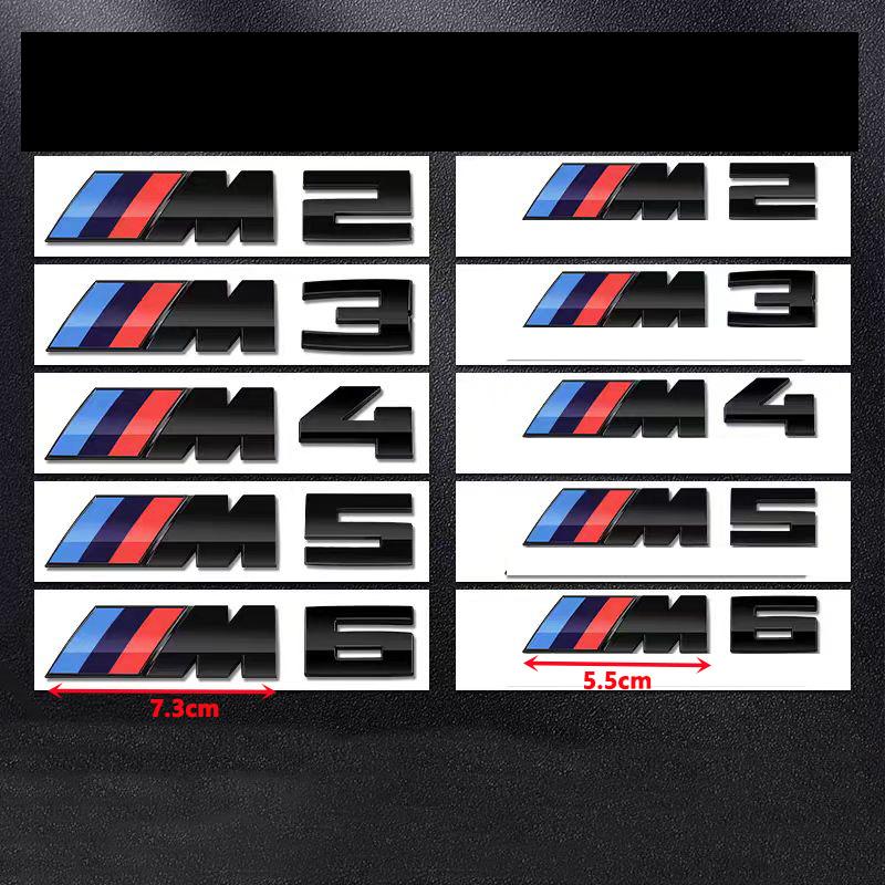 MLKQ6 Silver Grey Black M1 M2 M3 M4 M5 M6 M7 M8 COMPETITION Emblem for BMW Thunder Edition Car Trunk badge logo Sticker