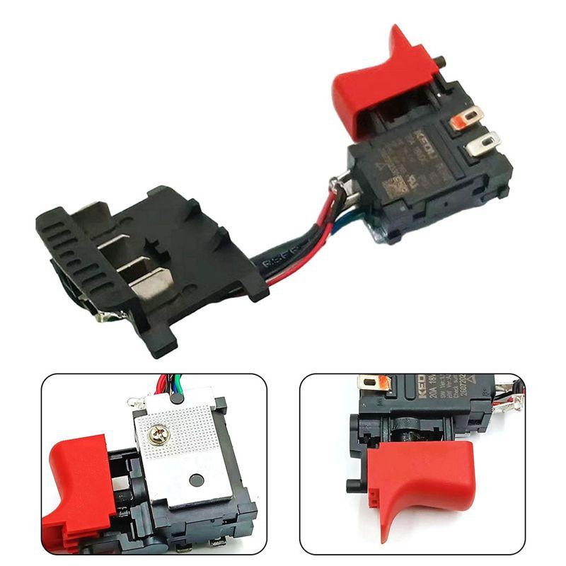 AEE4-For GSB180-LI GSR180-LI 2607202630 Trigger Switch Cordless Drill Easy Electric 18V 20A