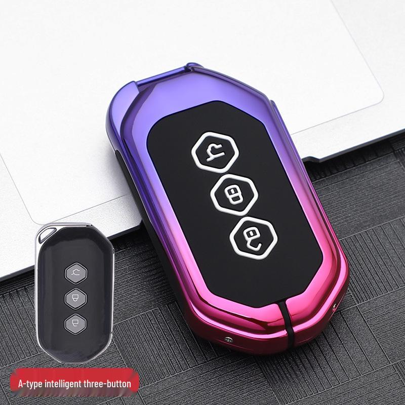 2020 Wuling Victory Key Case: Smart Remote Metal Cover with Full Wrap Protection and Buckle