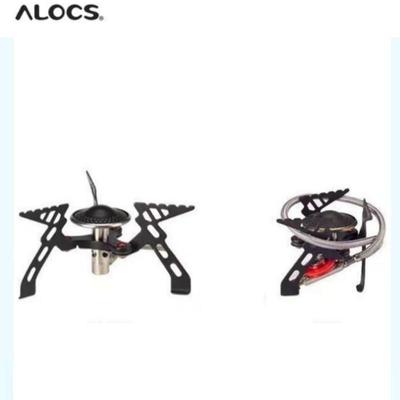 Alocs Наружная походная складная походная плита 2800 Вт - 190 г Ультралегкая сотовая горелка для 10-килограммового походного/туристического котелка (6.5x7см Складной)