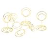 20Pcs Table Number Stands Round Shaped Stable Electroplated Metal Widely Used Place Card Holder for Wedding Party