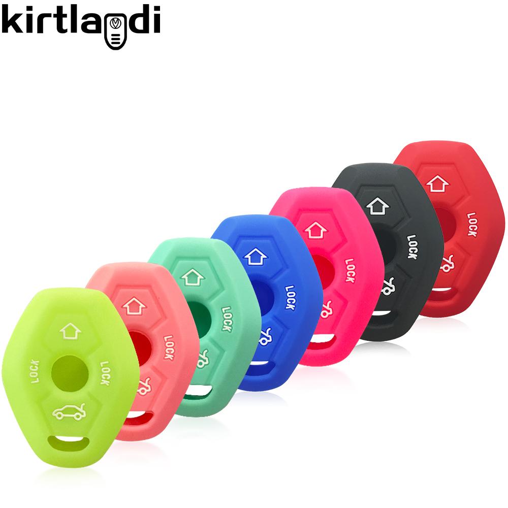 Silicone Key Cover Remote Case Shell for BMW E63 X5 E53 X3 F83 E46 E39 E38 E60 E61 E64 Series 3 5 7 330i Z3 Z4 E85 E86 M5 325i