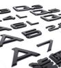 ABBC1 Для A1 A3 A4 A5 A6 A7 A8 Q2 Q3 Q4 Q5 Q6 Q7 Q8 Буквы Эмблема Наклейки Наклейки На Заднюю Крышку Багажника Автомобиля 3D ABS Аксессуары
