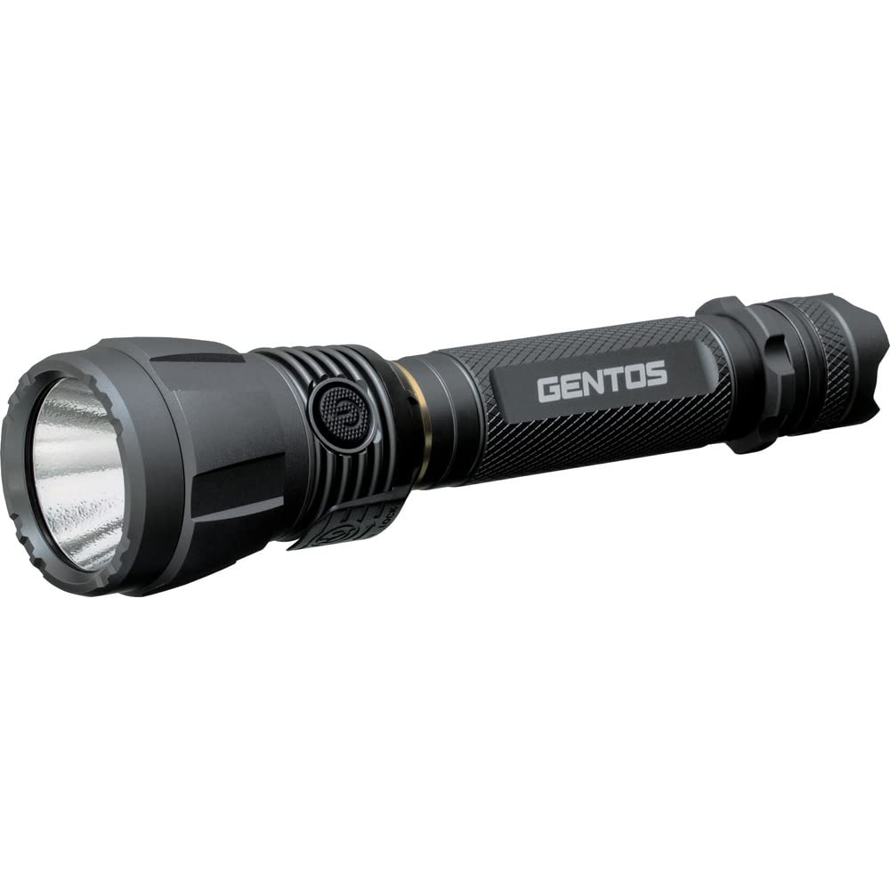 GENTOS Ultirex LED Перезаряжаемый специальный перезаряжаемый Мощный 3200 Военного класса Ручной фонарик UT-3200H Фонарик, (с батарейкой/АА