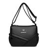 Women's Shoulder Bag Soft Leather Mother's Bag Multi-Layer Large Capacity Crossbody Bag Small Square Bag Mobile Phone Bag