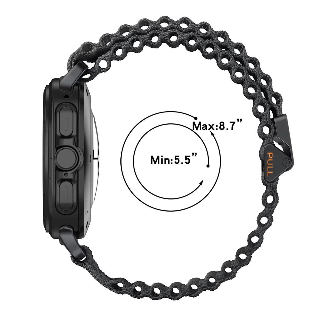 Нейлоновый ремешок для Samsung Galaxy Watch Ultra 47 мм Удобный браслет Без зазора Браслет для запястья для Galaxy Watch 7 Ultra 47 мм Замена