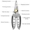Многоцелевой инструмент для зачистки проводов, кабельные клеммы, обжимные плоскогубцы с длинными носами, зажим для разделения проводов, инструменты для электрика