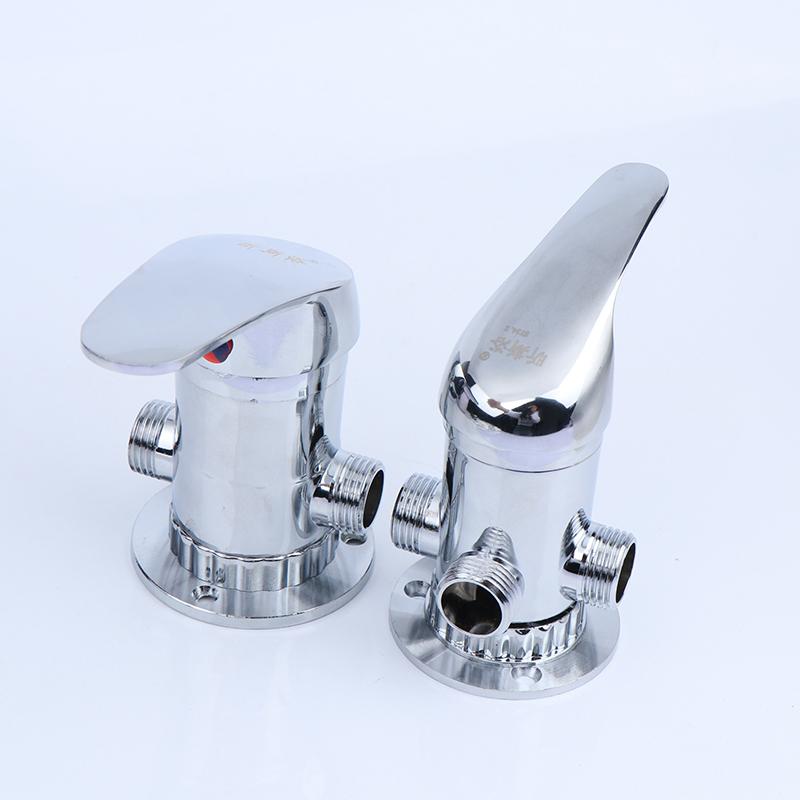 Солнечный водонагреватель Смесительный клапан Горячий Холодный Смеситель Ручка Переключатель 3-ходовой Клапан для смесителя для ванной Комната Душевой Разветвитель Соединитель